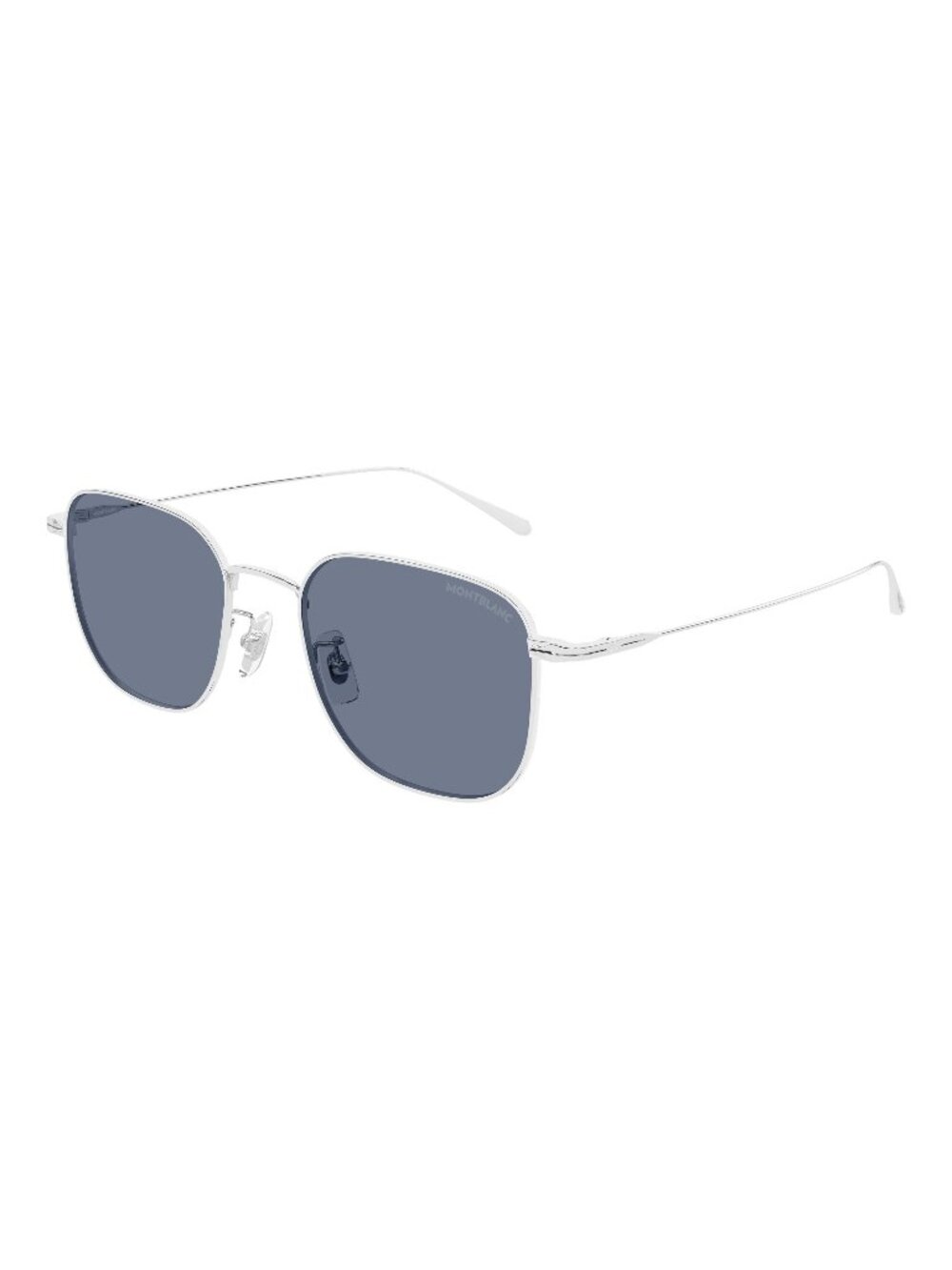 New Montblanc Men's Sunglasses Silver Grey Lens Metal Frame MB0477SA 003 54